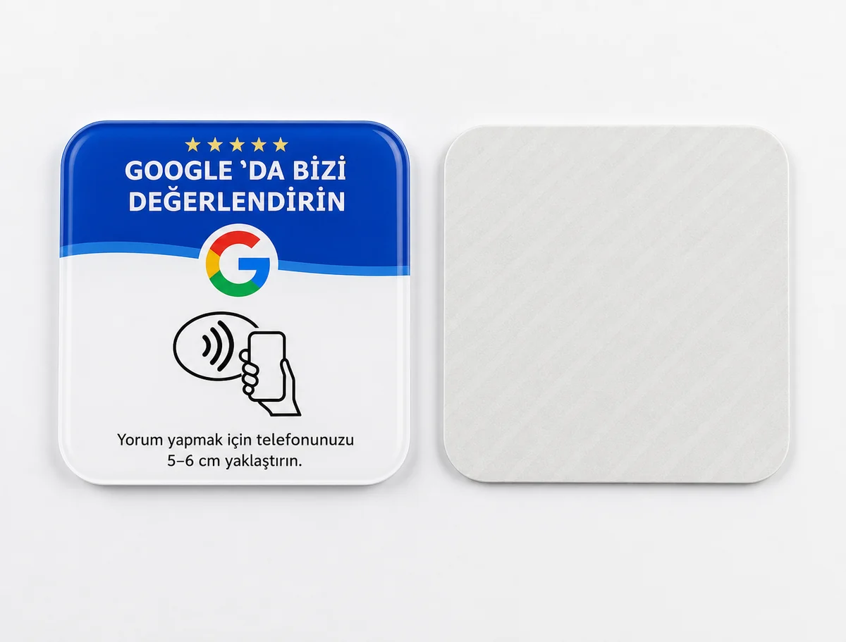 Müşteri Google Değerlendirme NFC Etiketi